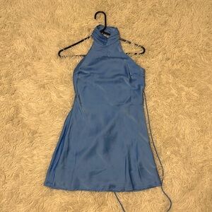 Princess Polly Take me Back Mini Dress Blue